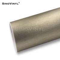 SINOVINYL Newest Chrome Brushed Car Vinyl Stickers Auto Wraps